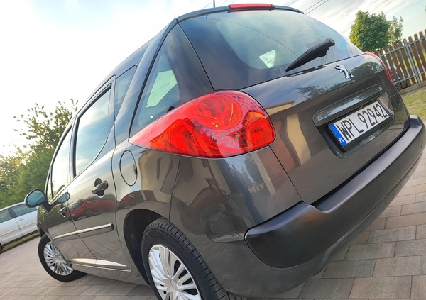 Peugeot 207 cena 13900 przebieg: 127000, rok produkcji 2011 z Płock małe 529